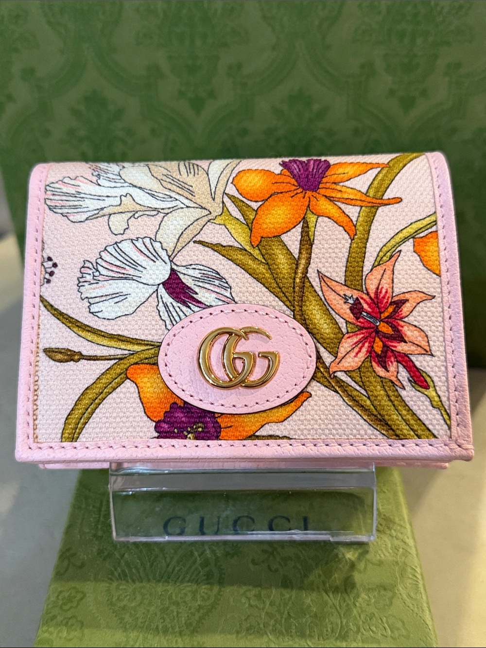 GUCCI | ✨NEW✨ GG Marmont Flora Bifold Compact Wallet